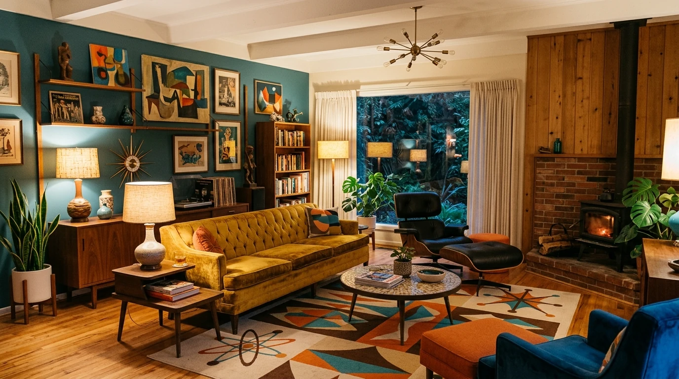 Modern eclectic apartment idea 8