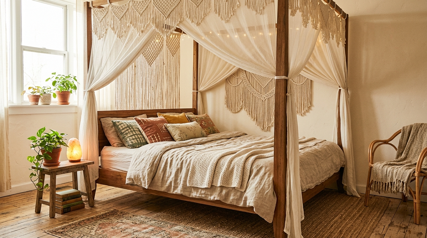 Dreamy Canopy Bed Ideas for a Luxurious Bedroom Feel idea 4