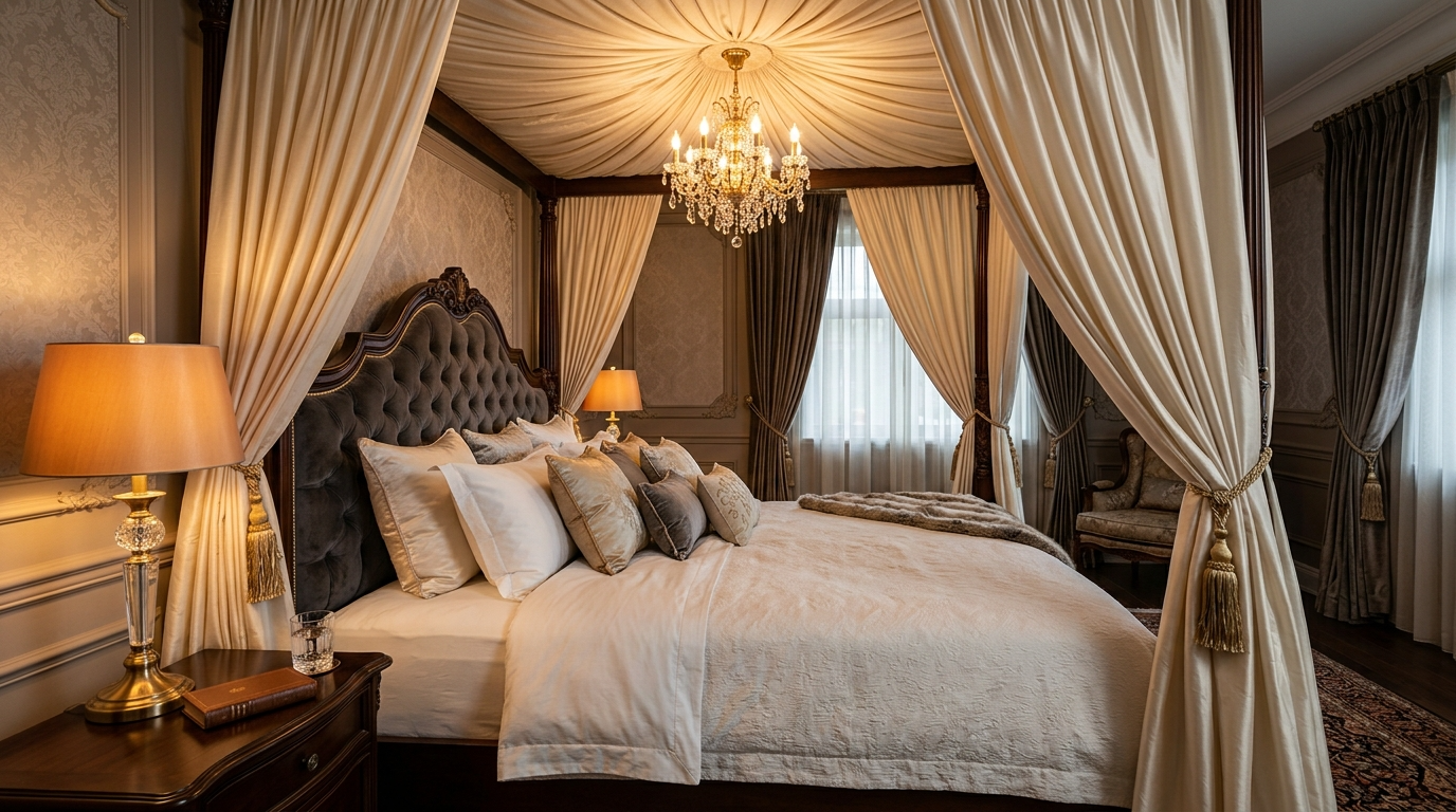 Dreamy Canopy Bed Ideas for a Luxurious Bedroom Feel idea 8