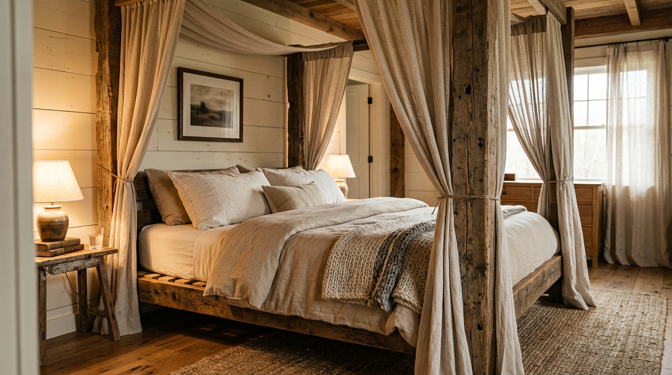 Dreamy Canopy Bed Ideas for a Luxurious Bedroom Feel idea 9