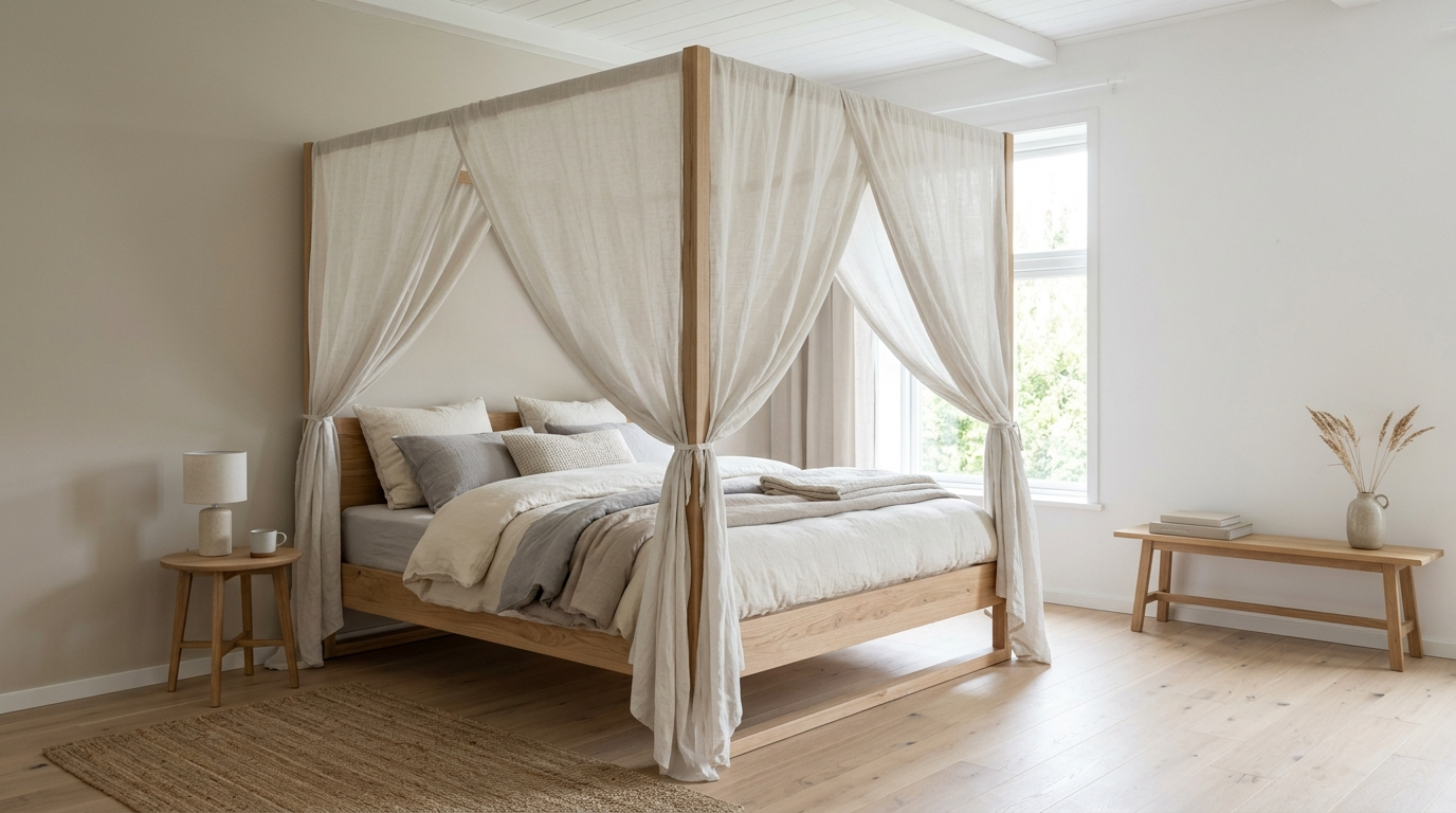 Dreamy Canopy Bed Ideas for a Luxurious Bedroom Feel idea 10