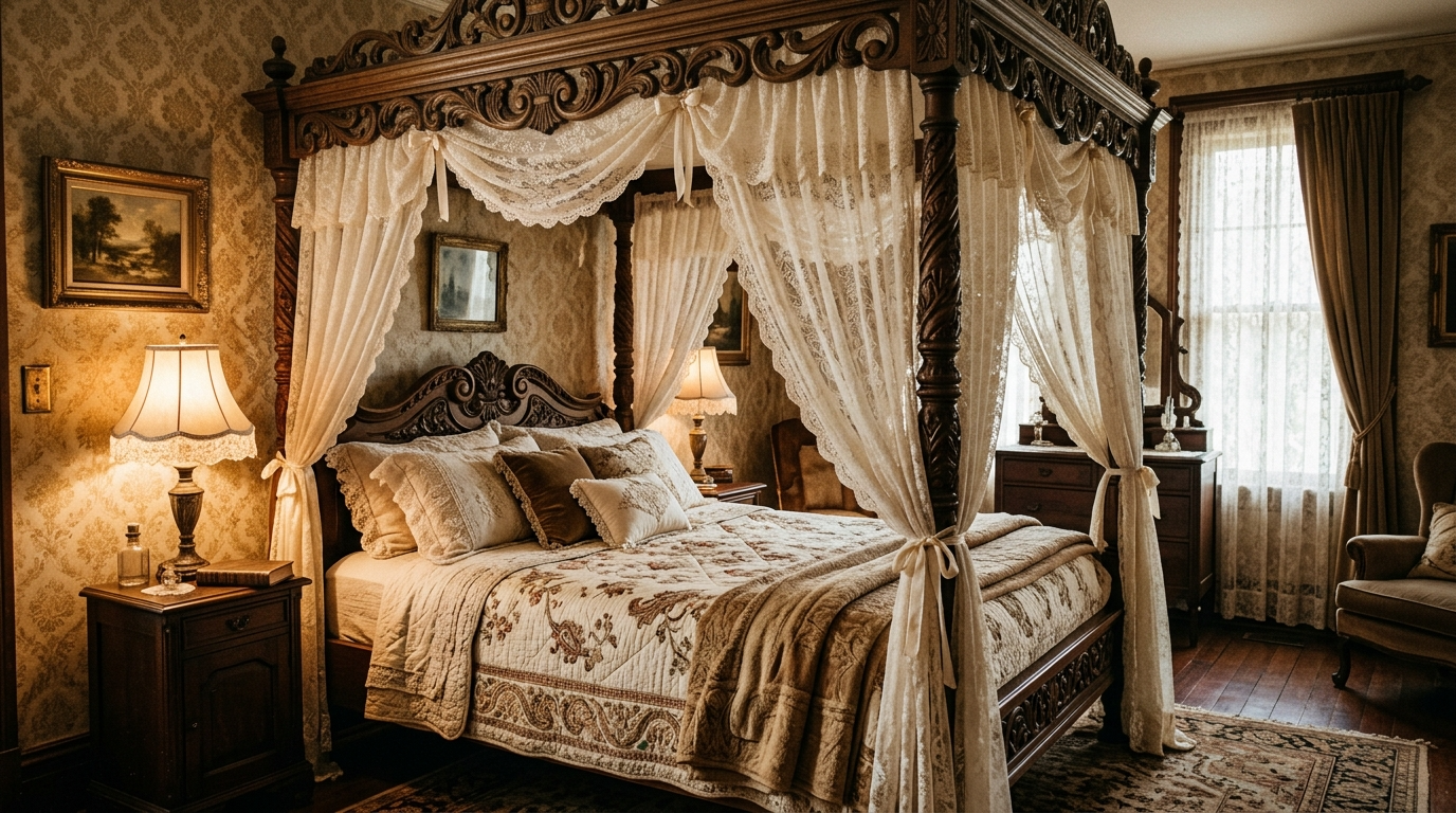 Dreamy Canopy Bed Ideas for a Luxurious Bedroom Feel idea 11