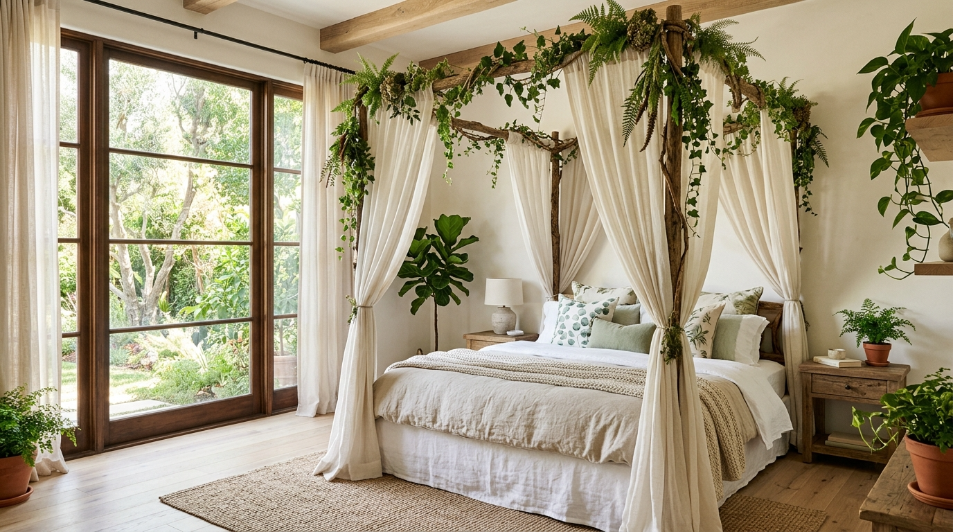 Dreamy Canopy Bed Ideas for a Luxurious Bedroom Feel idea 13