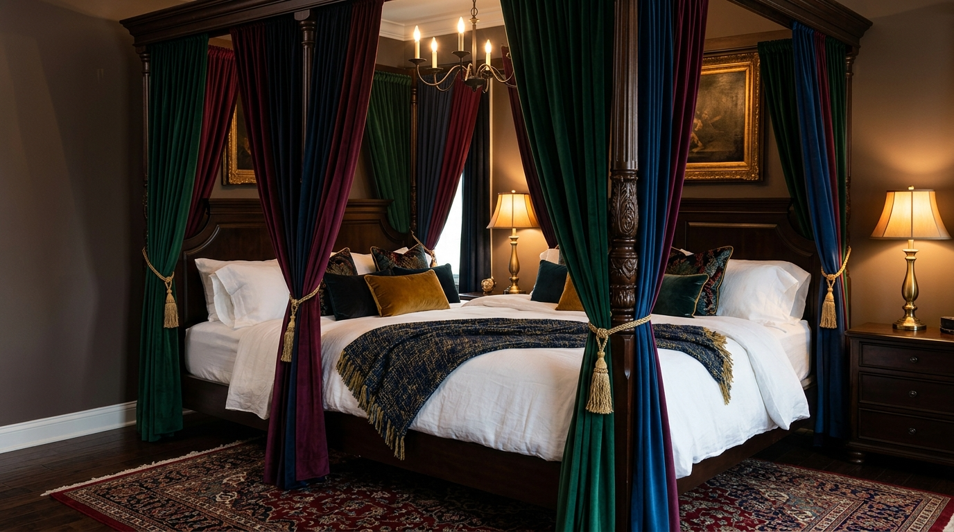 Dreamy Canopy Bed Ideas for a Luxurious Bedroom Feel idea 14