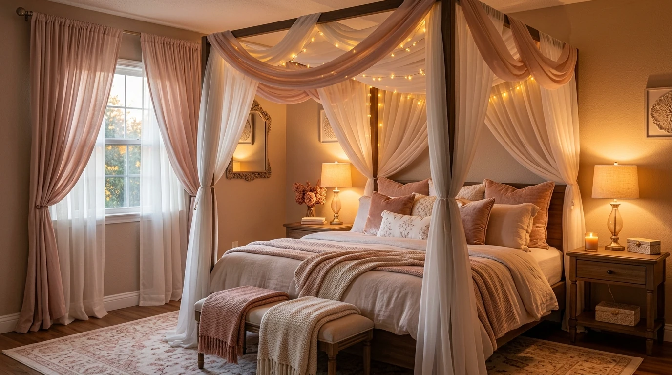 Dreamy cozy bedroom idea 4