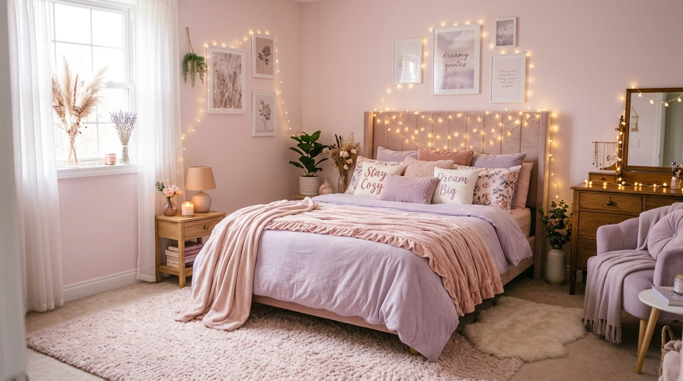 Dreamy cozy bedroom idea 9