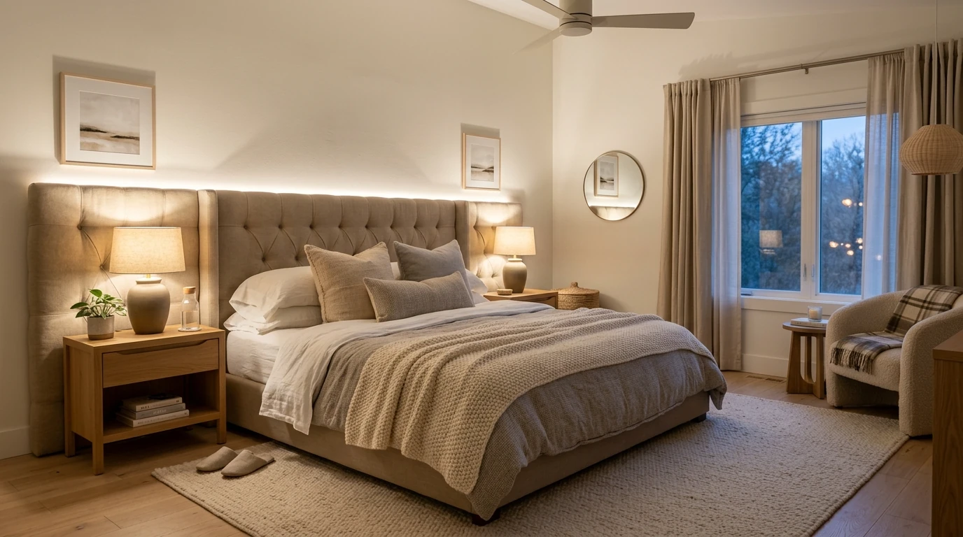 Dreamy cozy bedroom idea 11