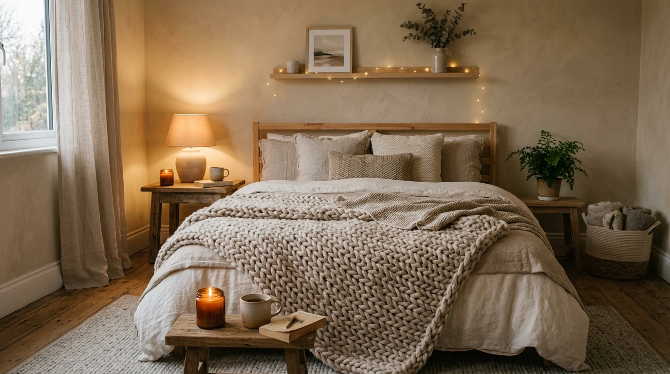 Dreamy cozy bedroom idea 15