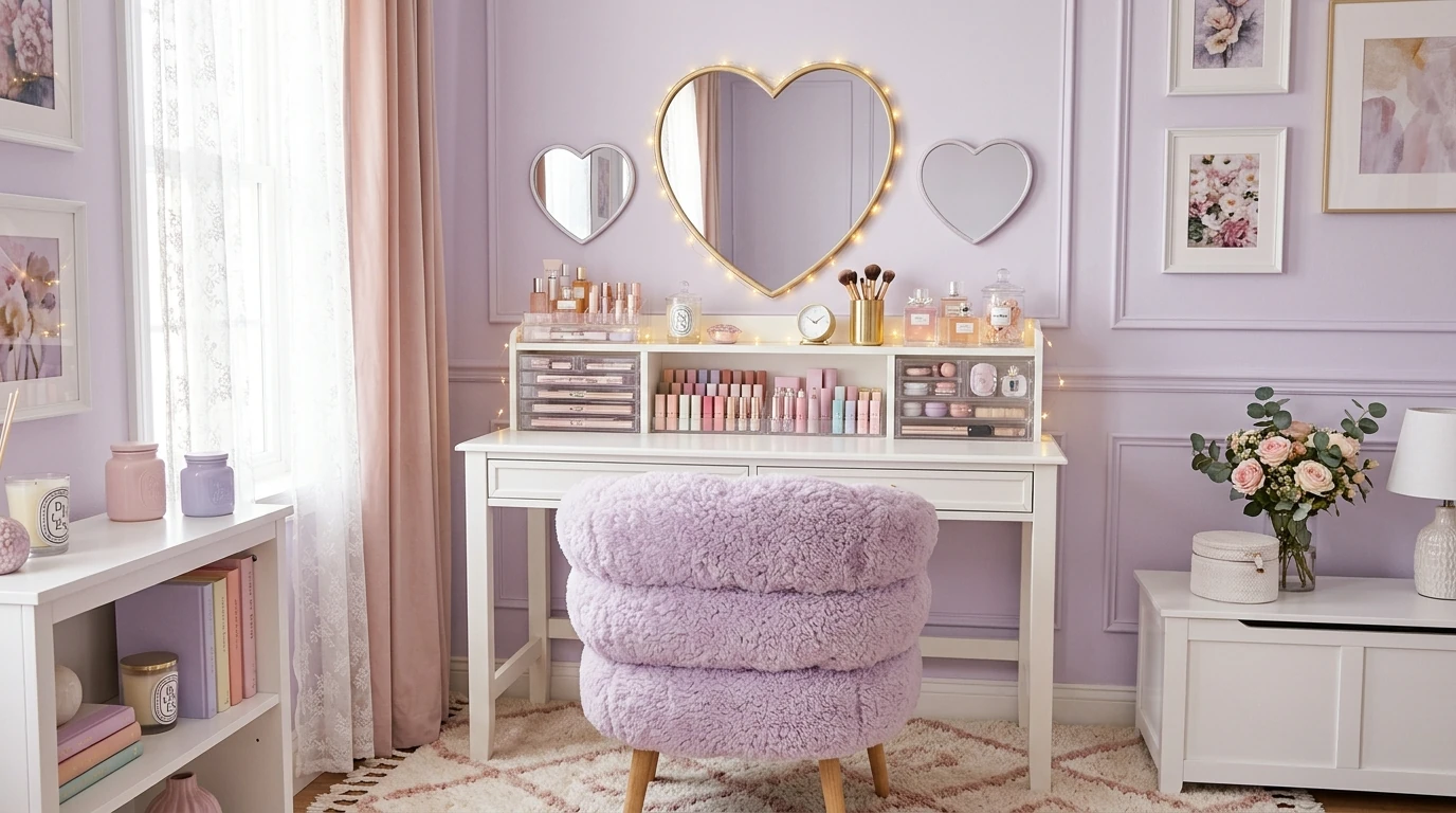 Dreamy vanity room idea 2