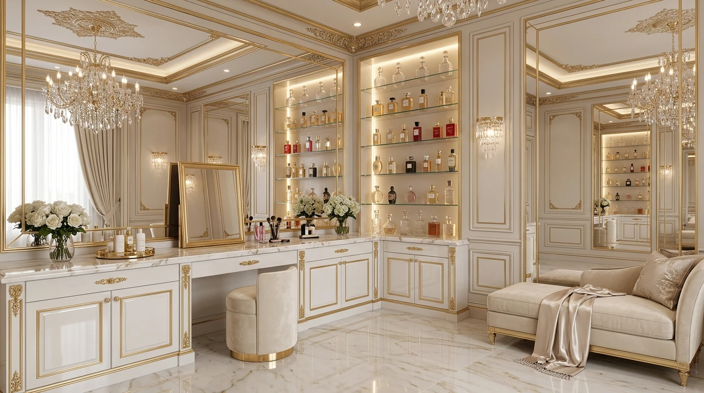 Dreamy vanity room idea 3