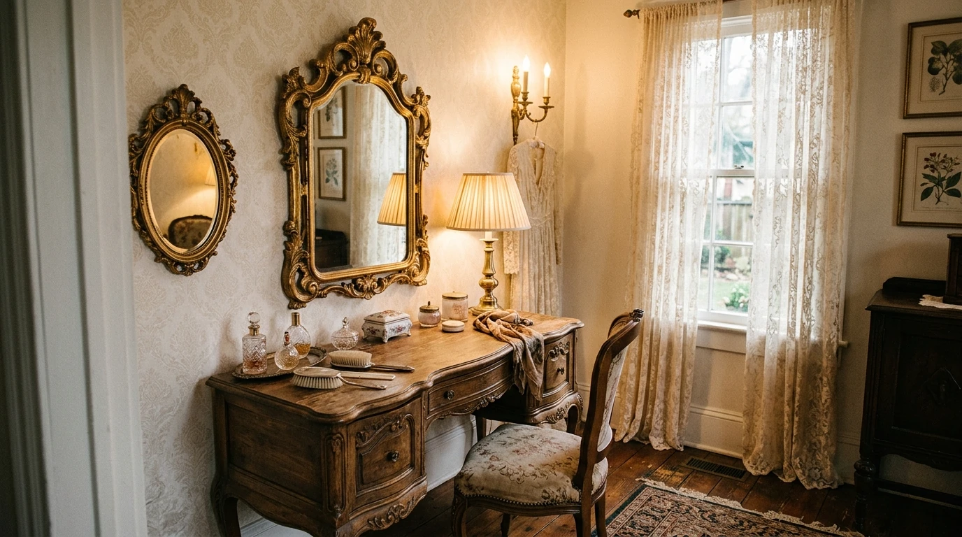 Dreamy vanity room idea 6