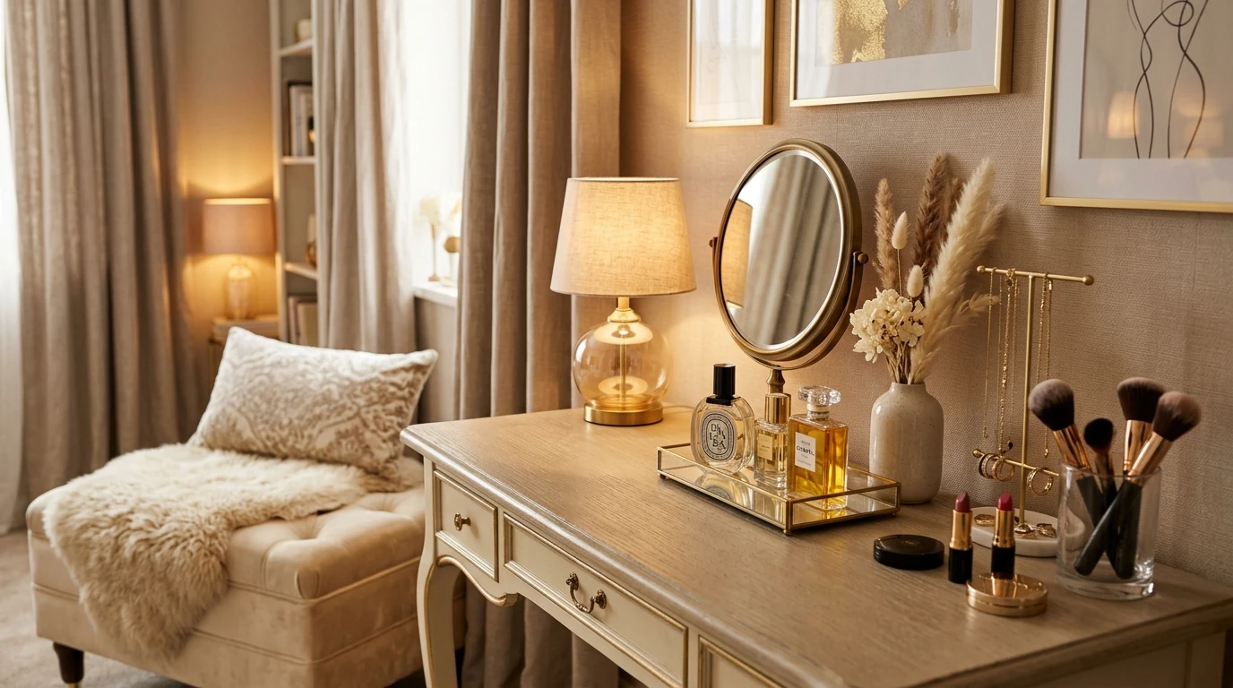 Dreamy vanity room idea 12