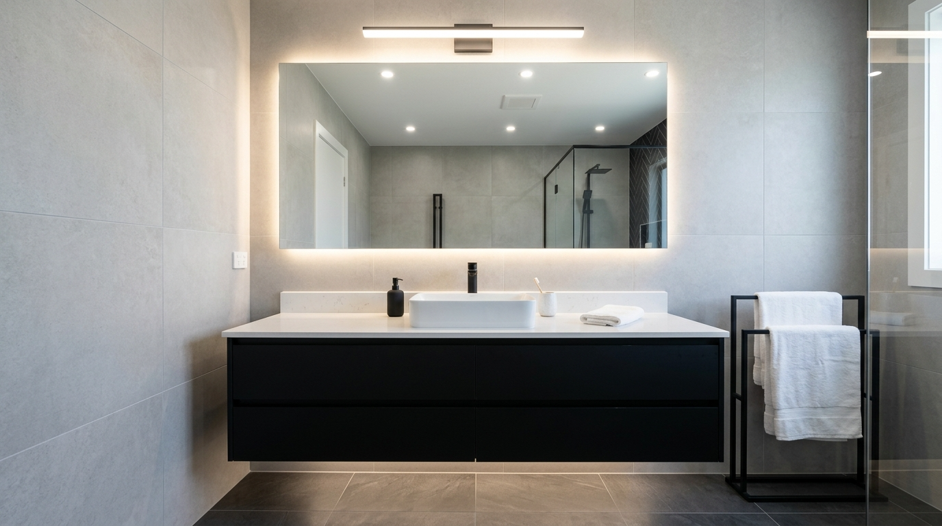 Elegant Black and White Bathroom Ideas for Timeless Contrast idea 2