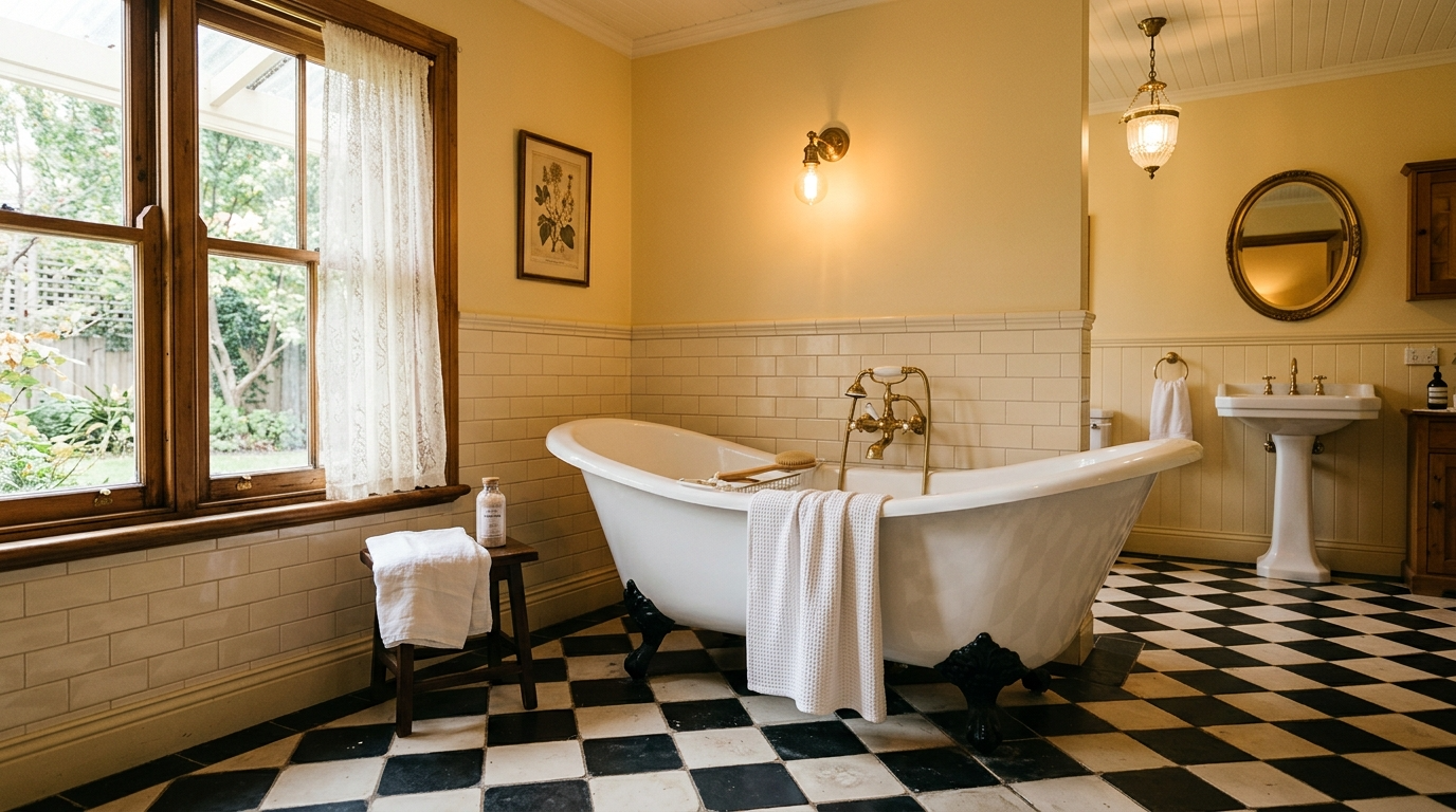 Elegant Black and White Bathroom Ideas for Timeless Contrast idea 9