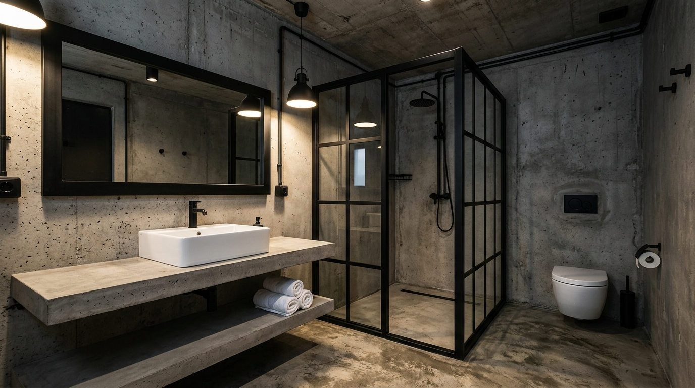 Elegant Black and White Bathroom Ideas for Timeless Contrast idea 12