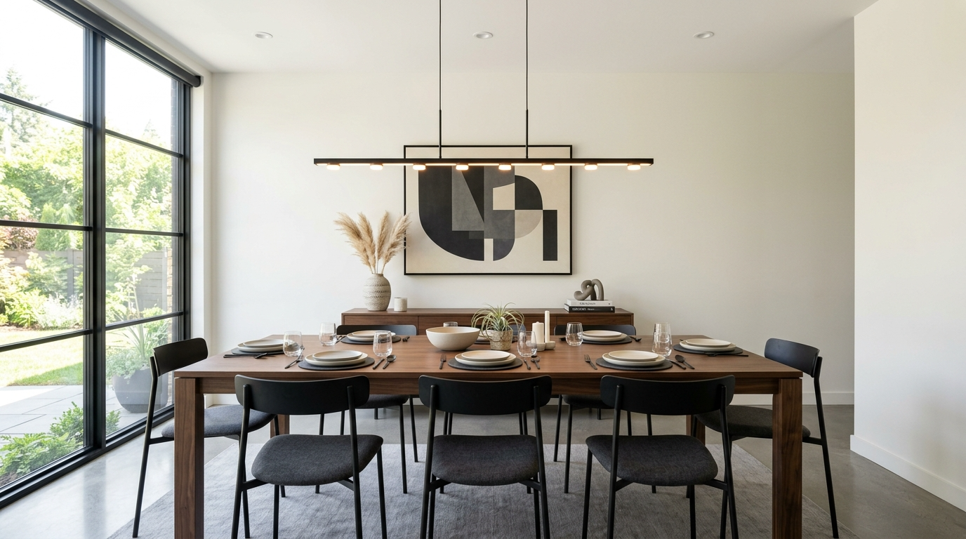 Elegant Dining Room Lighting Ideas for Stylish Entertaining idea 2