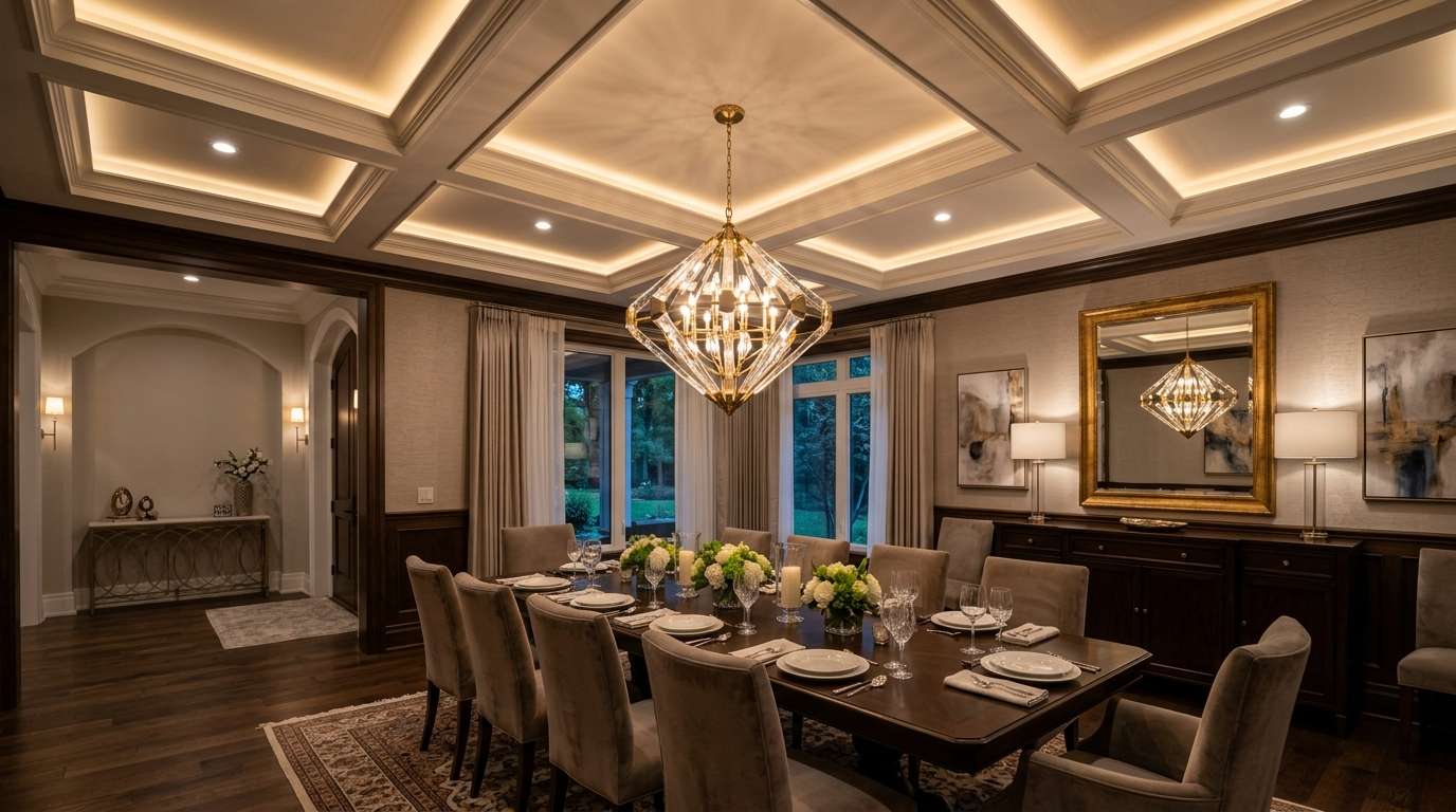 Elegant Dining Room Lighting Ideas for Stylish Entertaining idea 11