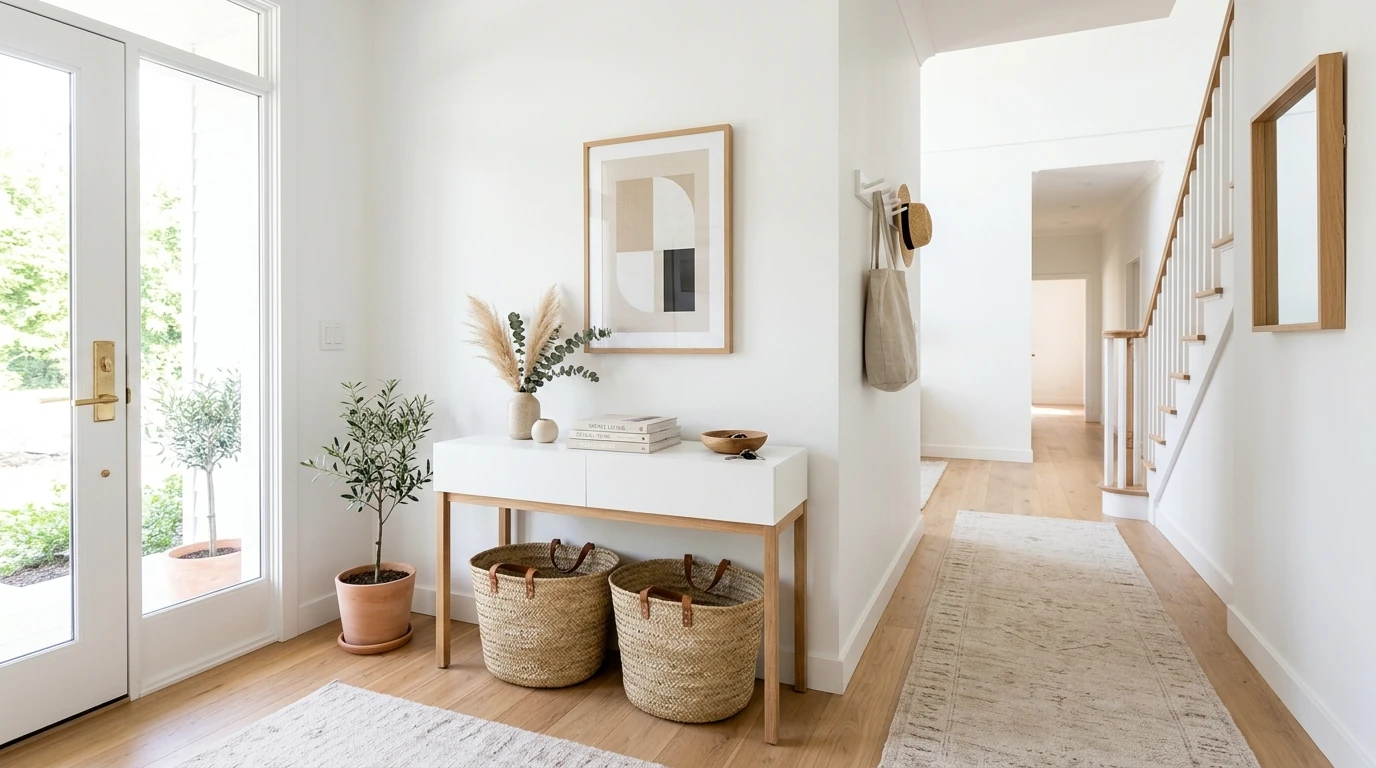 Elegant Entryway Decor Ideas for a Welcoming First Impression idea 2
