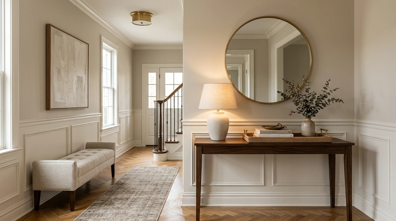 Elegant Entryway Decor Ideas for a Welcoming First Impression idea 13