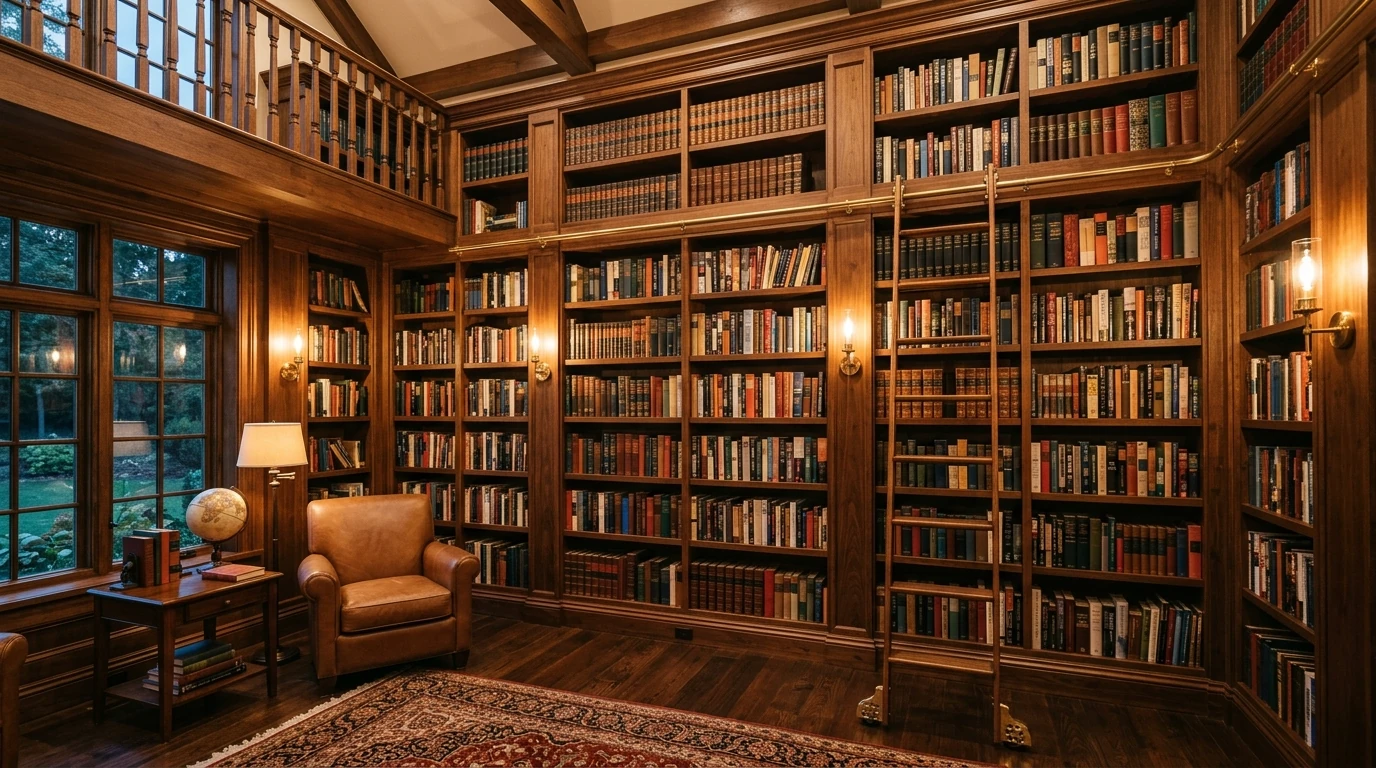 Elegant Home Library Design Ideas for Book Enthusiasts idea 9