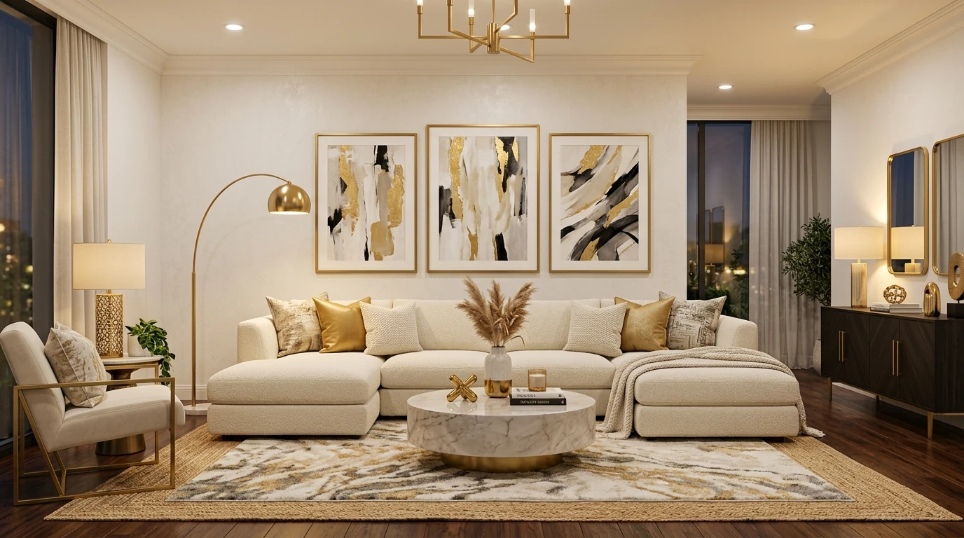 Elegant living room idea 2