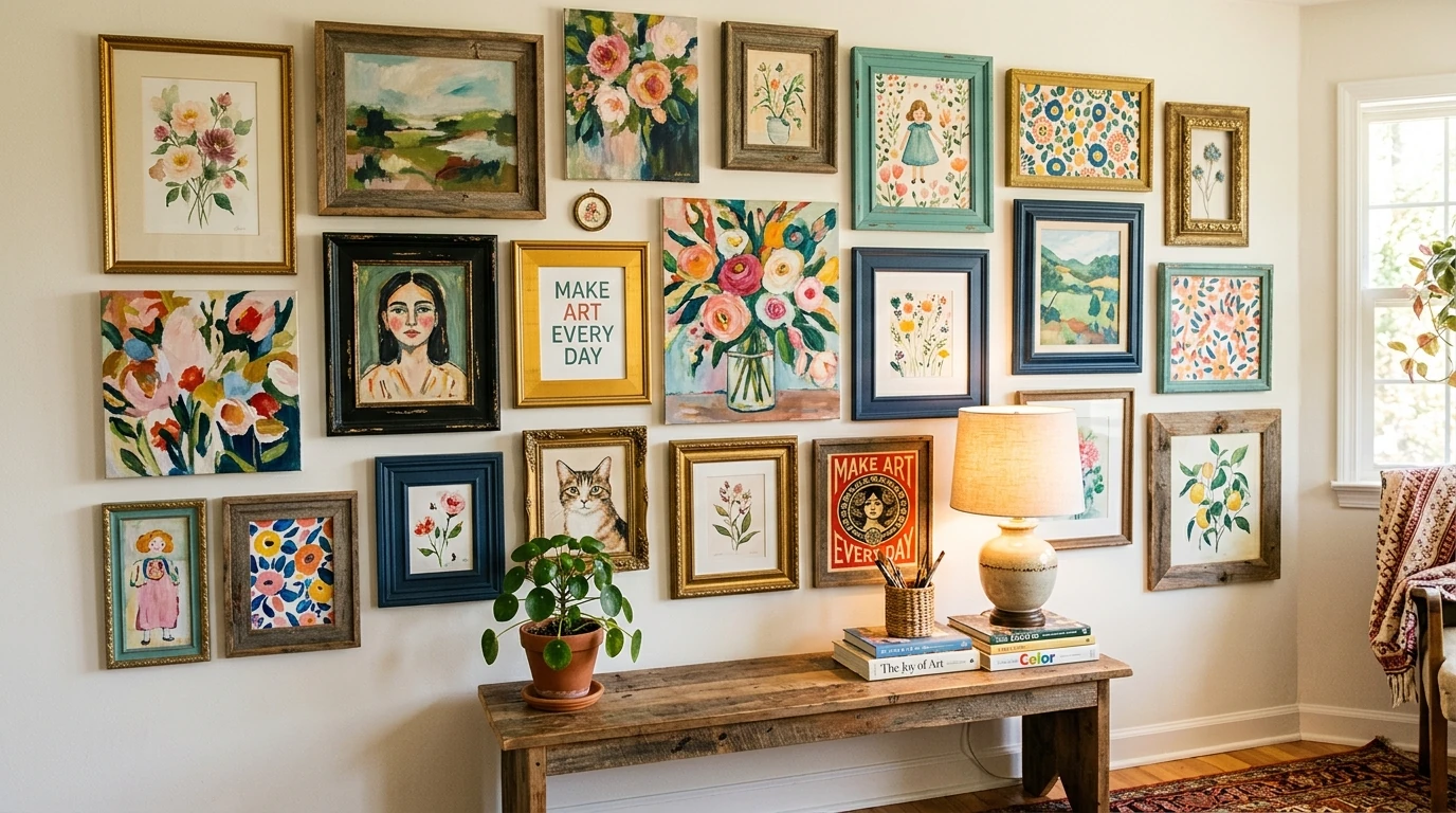 Fun DIY Wall Decor Ideas to Personalize Your Home idea 2
