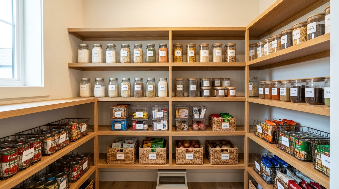 Functional Open Shelving Ideas for Stylish Storage idea 4