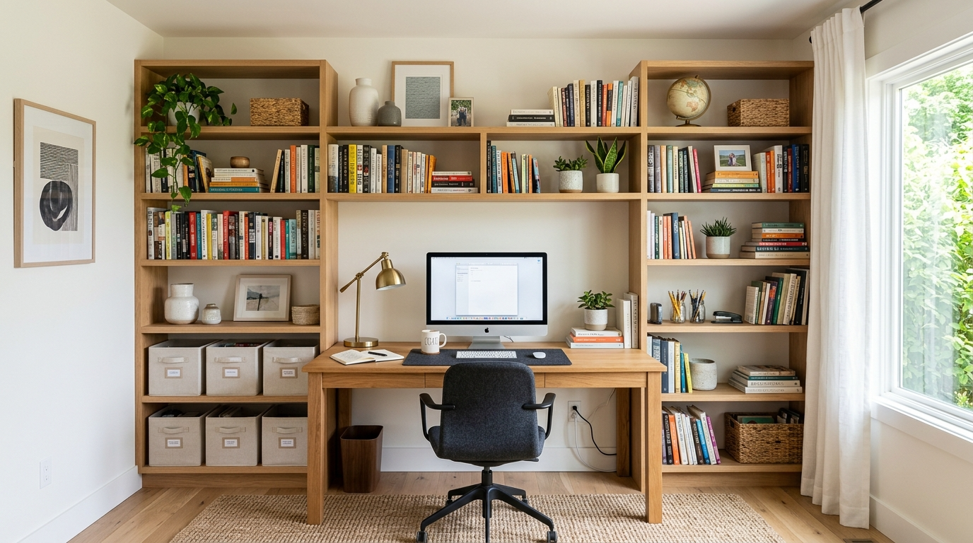 Functional Open Shelving Ideas for Stylish Storage idea 5