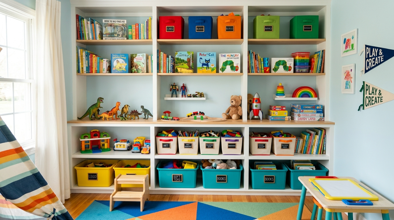 Functional Open Shelving Ideas for Stylish Storage idea 14