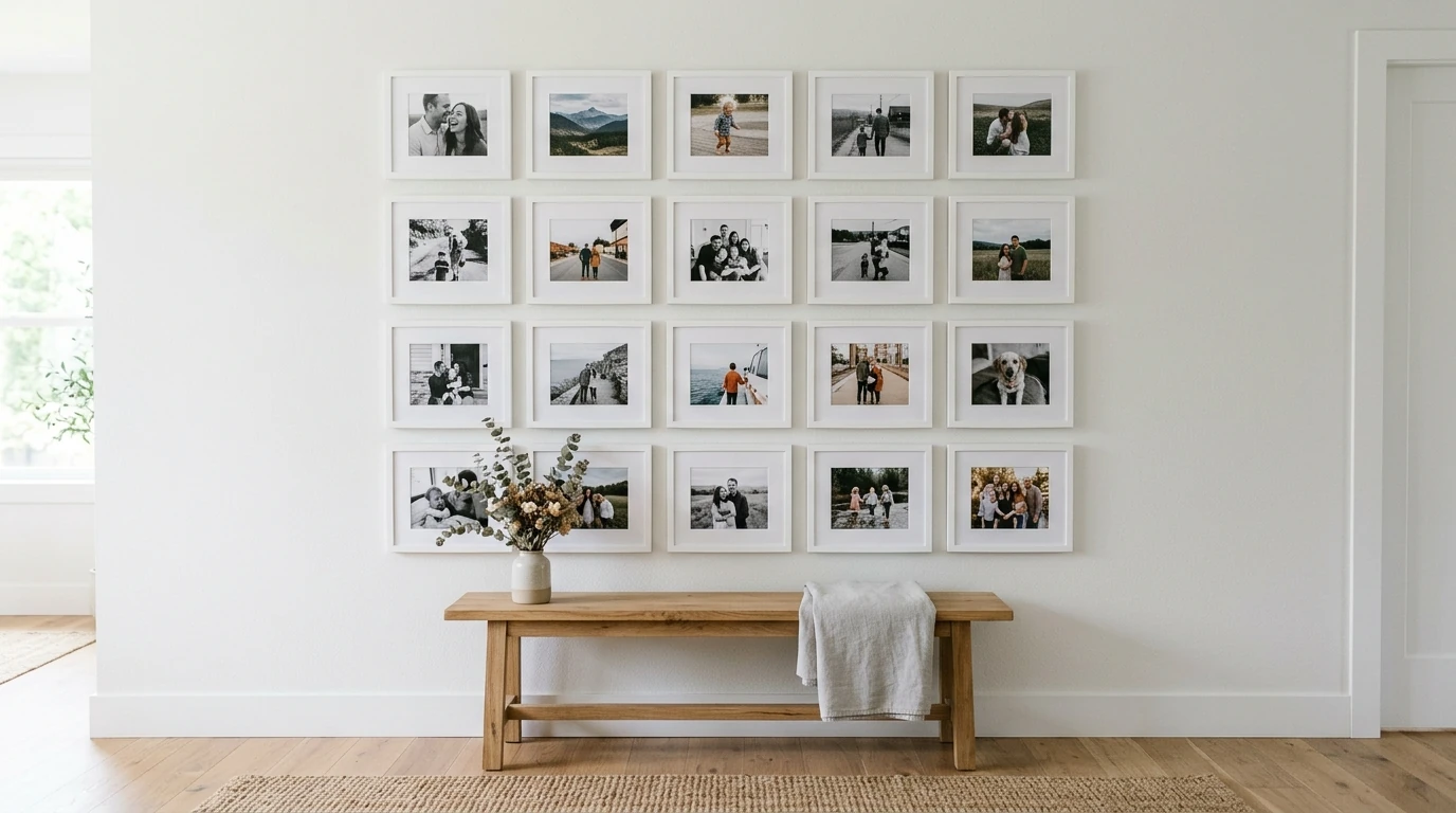 Photo wall decor idea 2