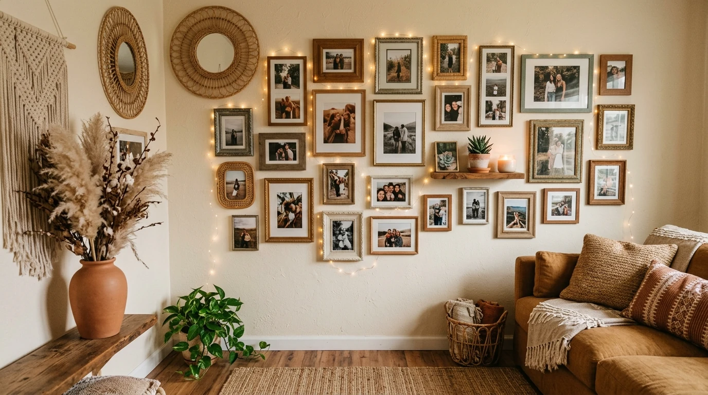 Photo wall decor idea 3