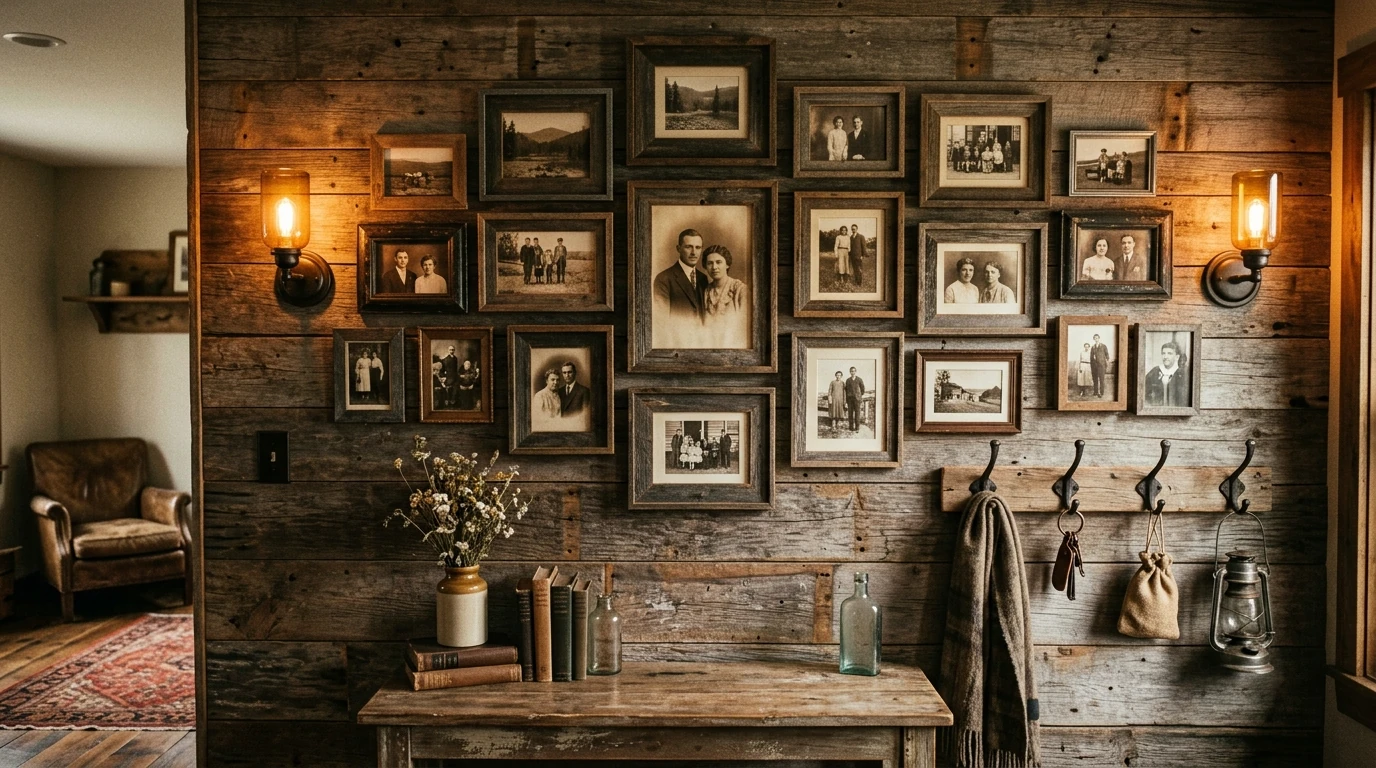 Photo wall decor idea 4