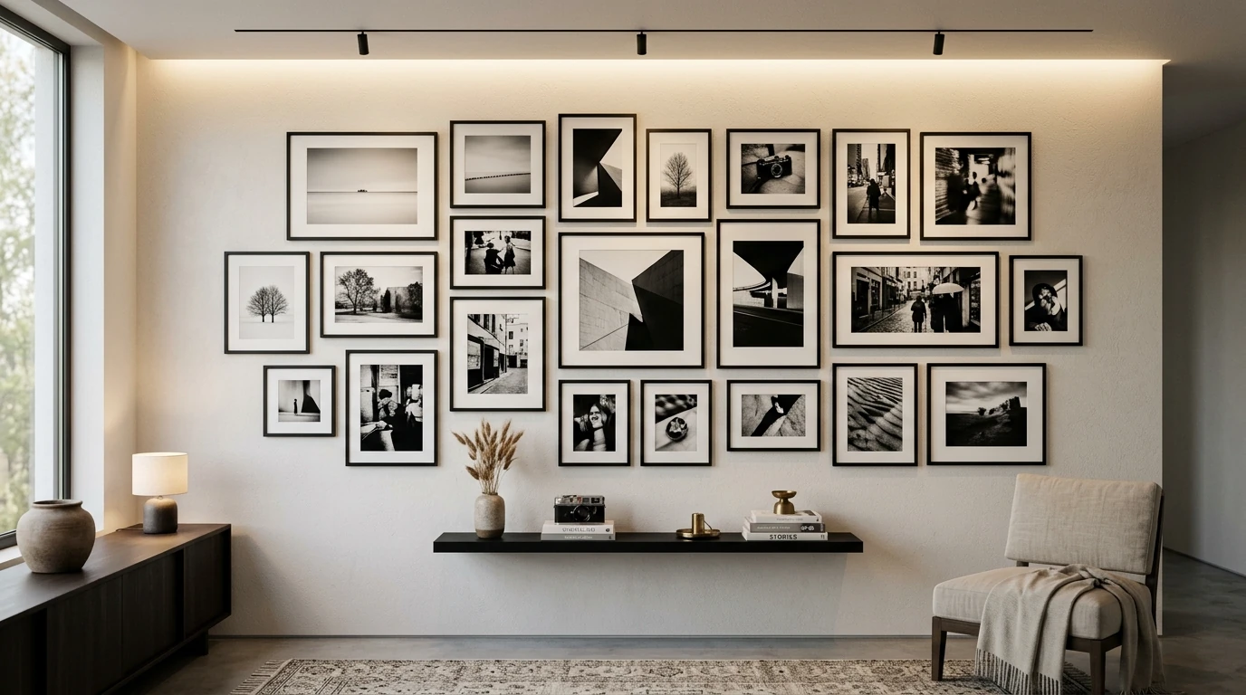 Photo wall decor idea 5
