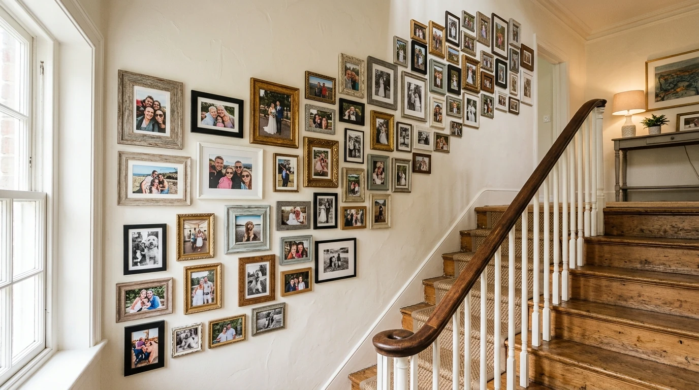 Photo wall decor idea 6