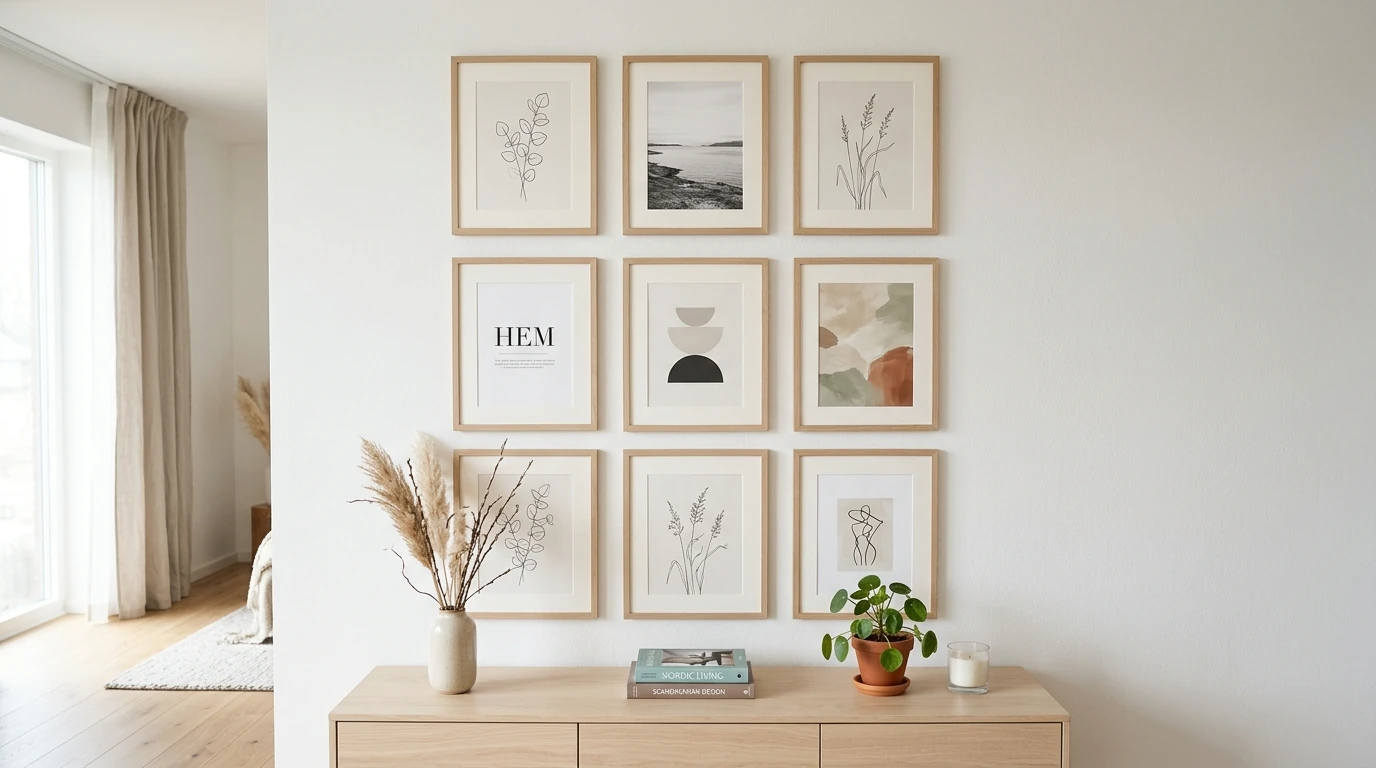 Photo wall decor idea 8