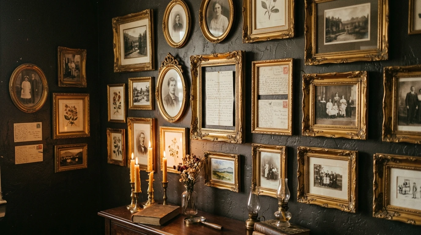 Photo wall decor idea 9