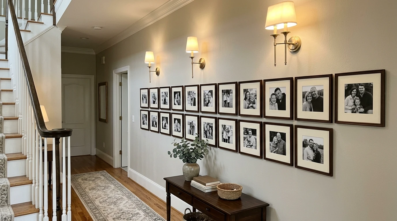 Photo wall decor idea 10