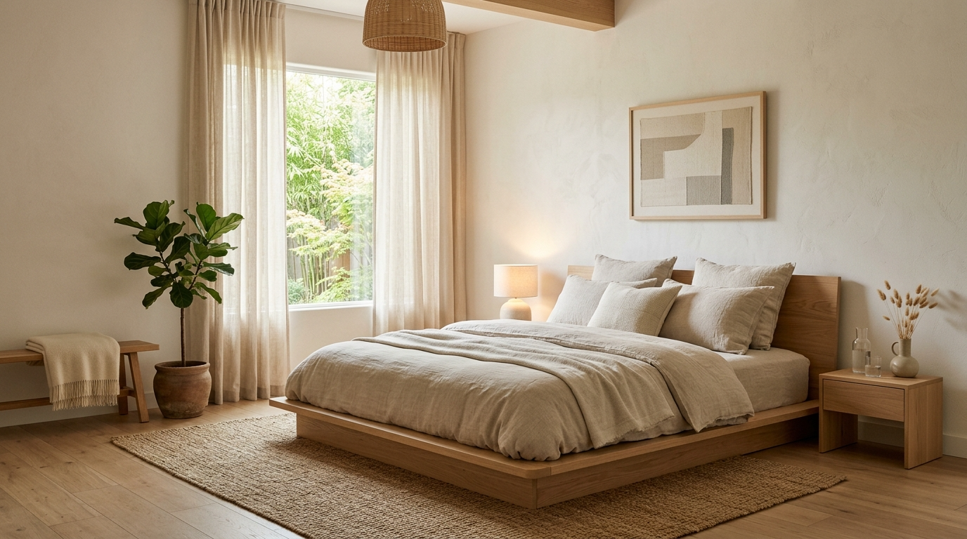 Inspiring Japandi Interior Design Ideas for Peaceful Living idea 2