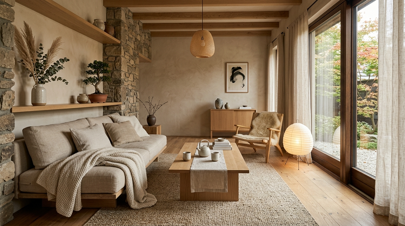 Inspiring Japandi Interior Design Ideas for Peaceful Living idea 15