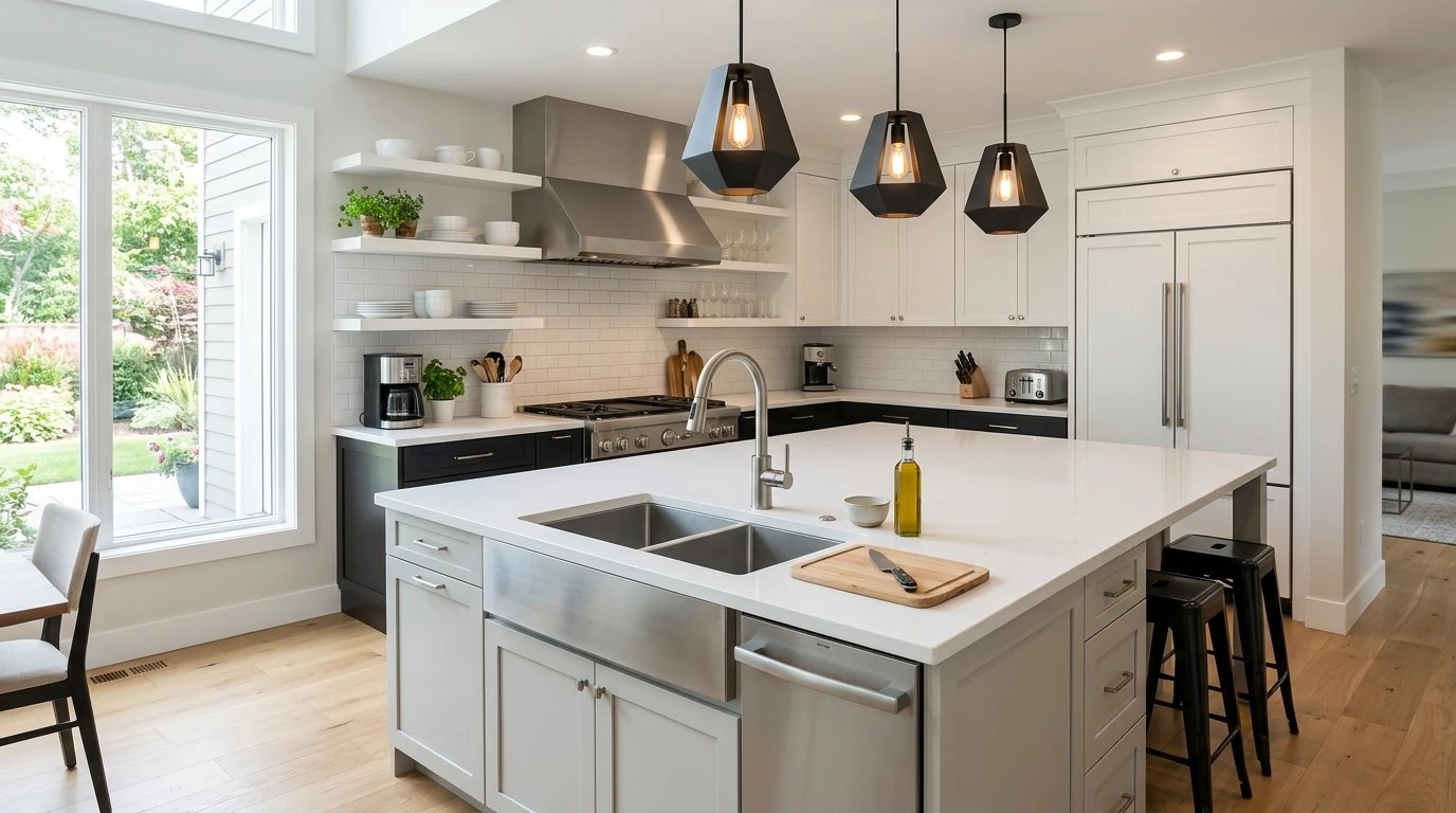 Inspiring Kitchen Island Decor Ideas for Stylish Functionality idea 6
