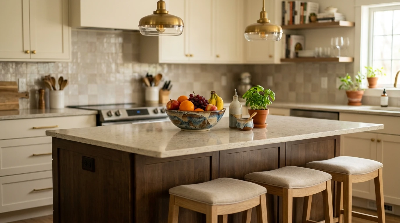 Inspiring Kitchen Island Decor Ideas for Stylish Functionality idea 13