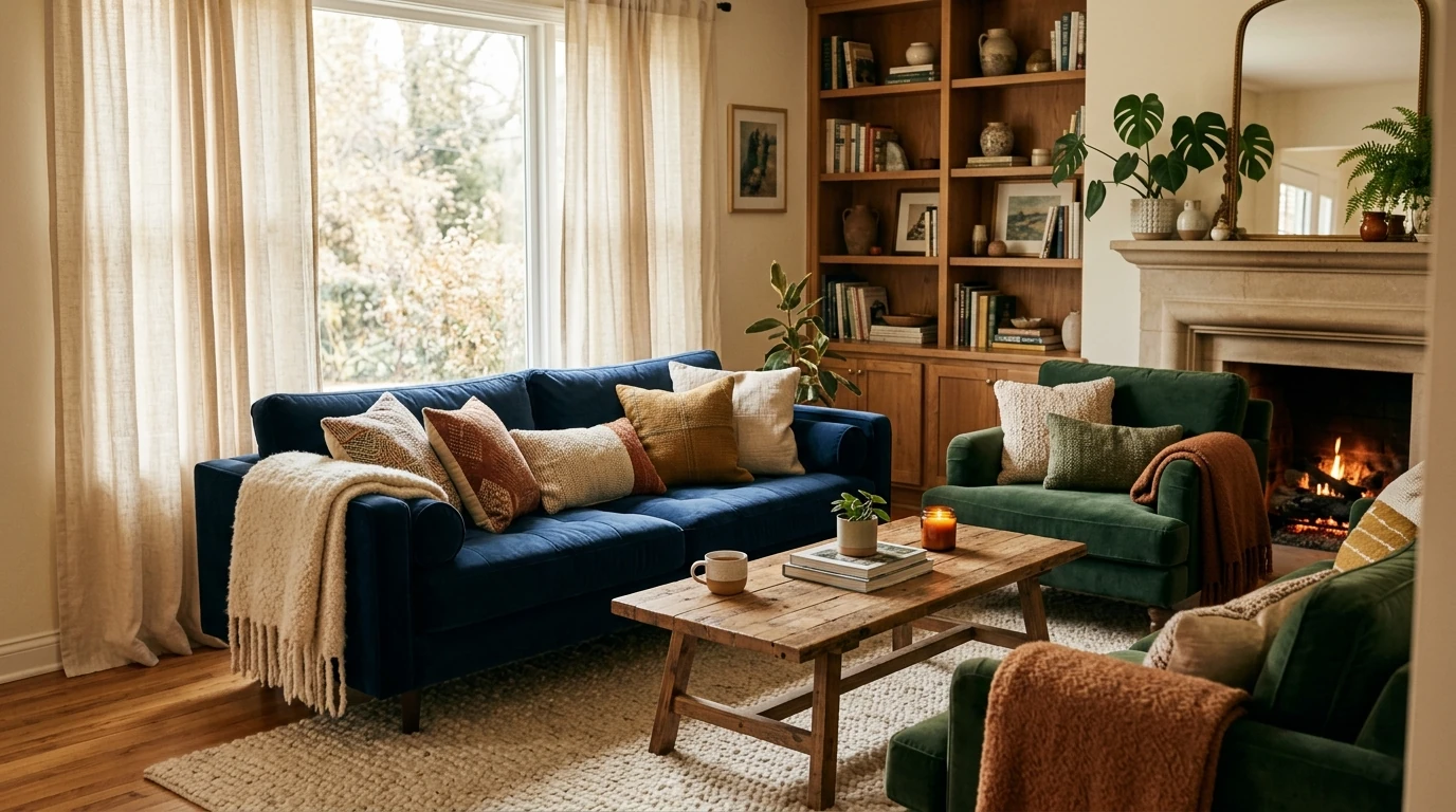 Plush living room idea 2