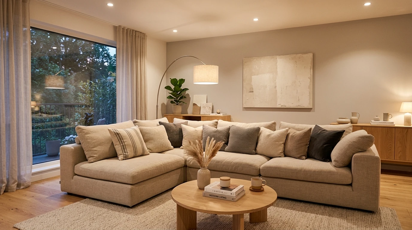 Plush living room idea 6