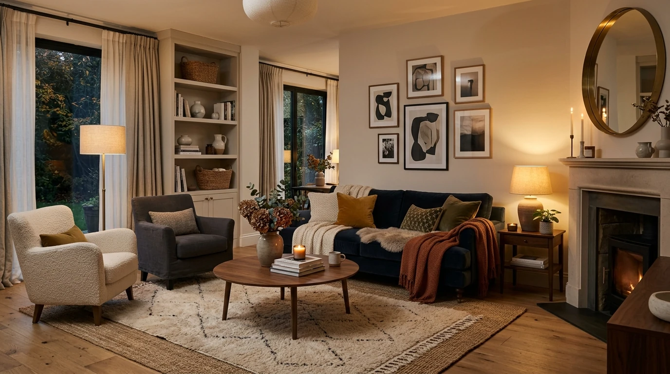 Plush living room idea 9