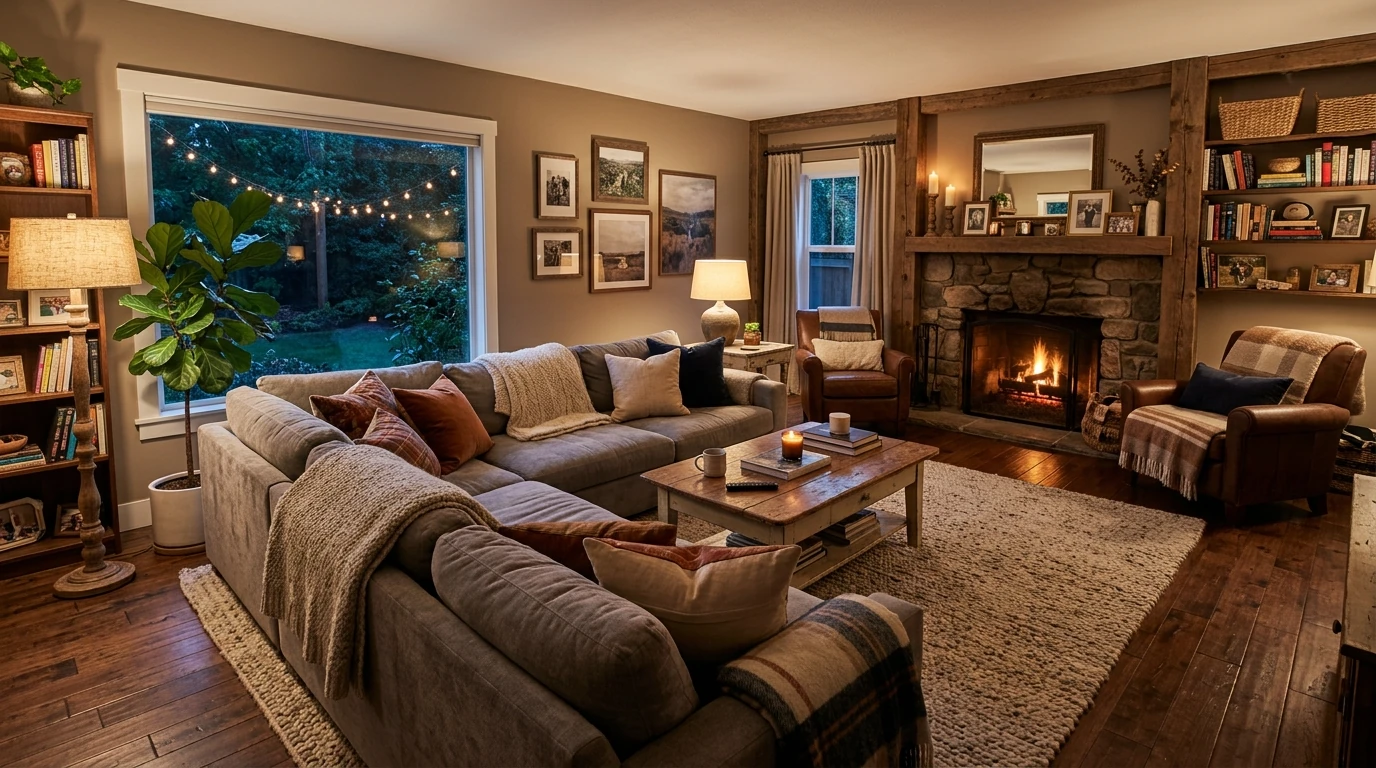 Plush living room idea 10