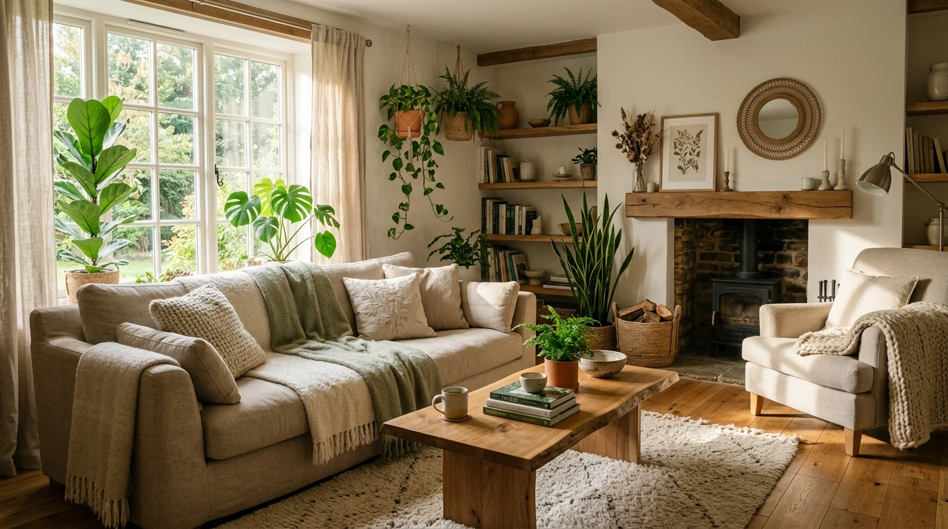 Plush living room idea 13