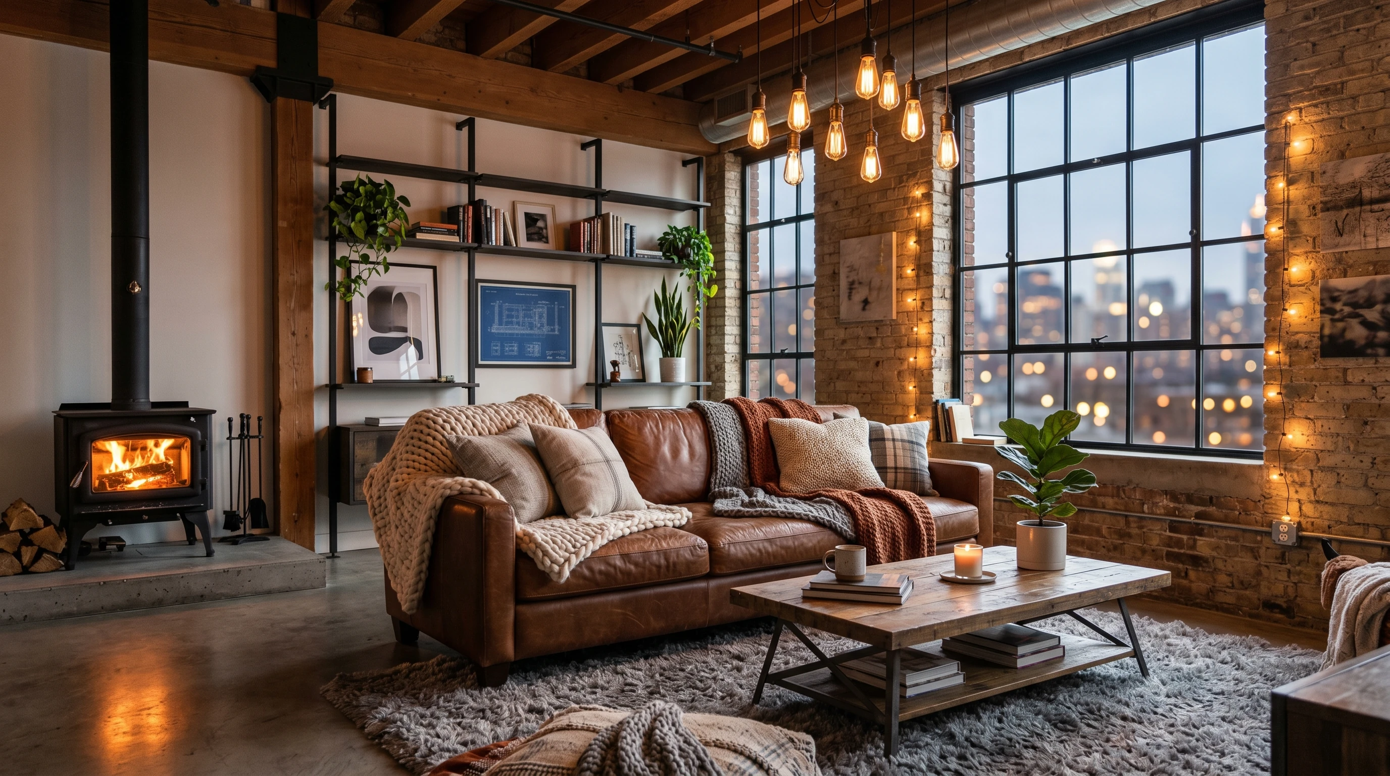 Plush living room idea 14