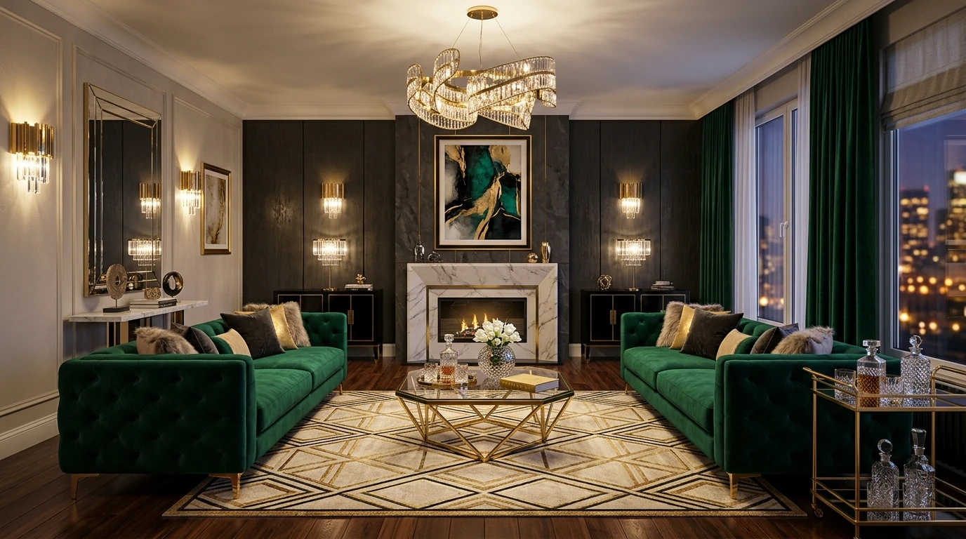 Luxury living room idea 9