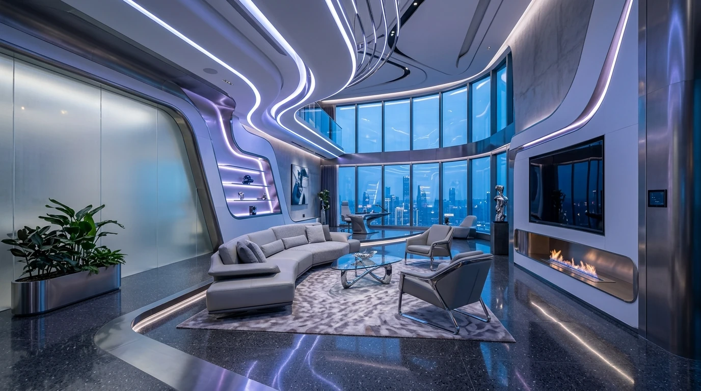 Luxury living room idea 13