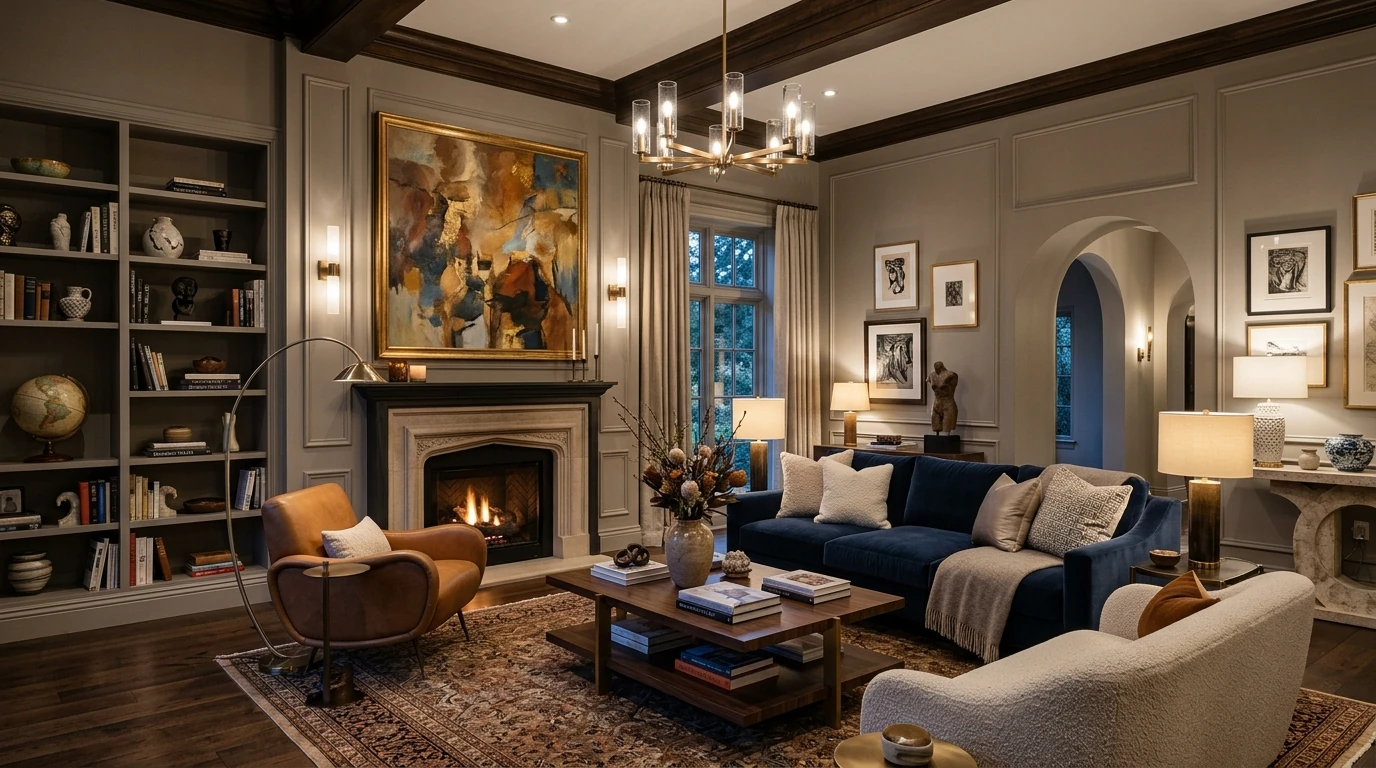 Luxury living room idea 14
